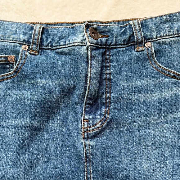 Free People Mini Denim Skirt - Picture 2 of 7